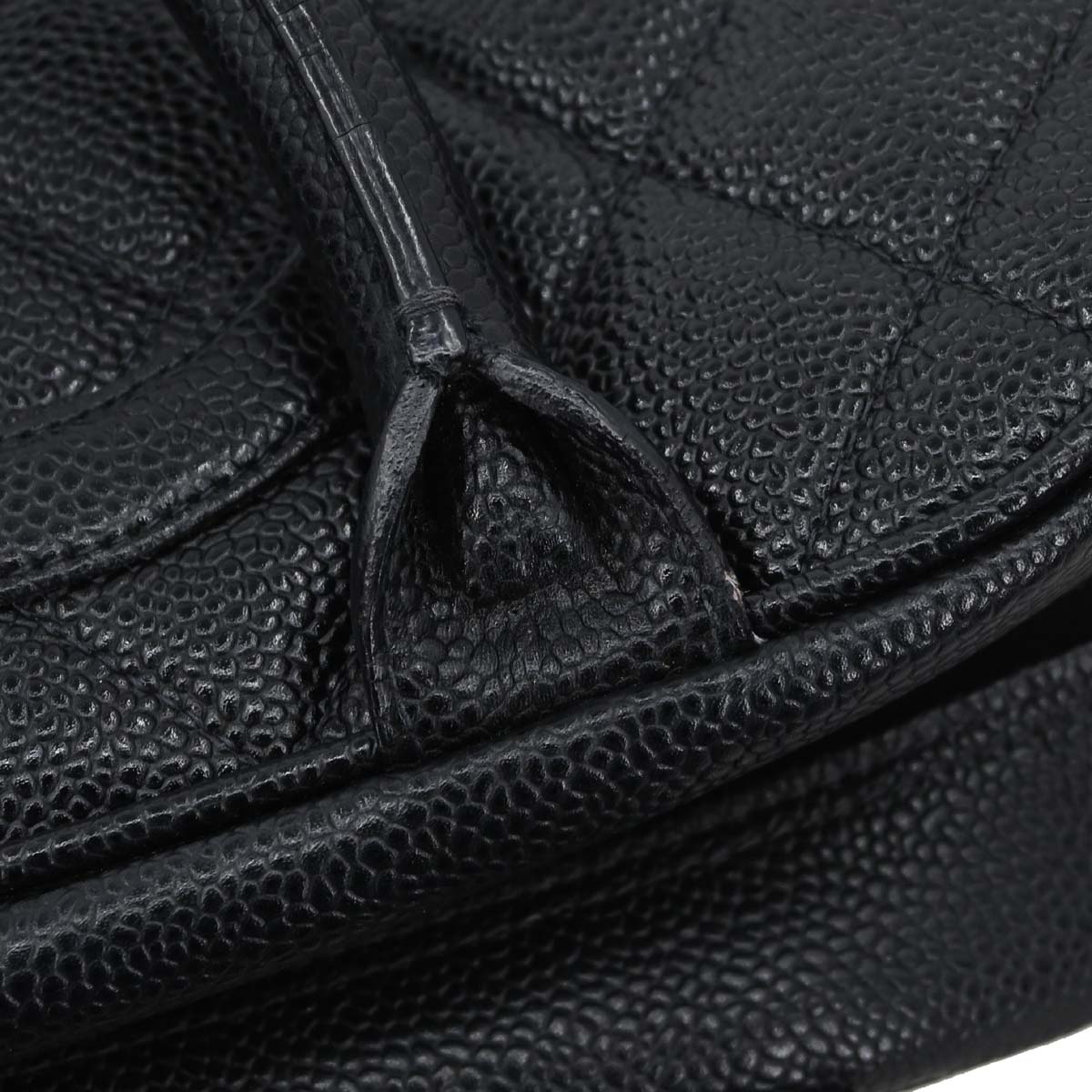 Chanel 2002-2003 Black Caviar Skin Bowling Bag 27