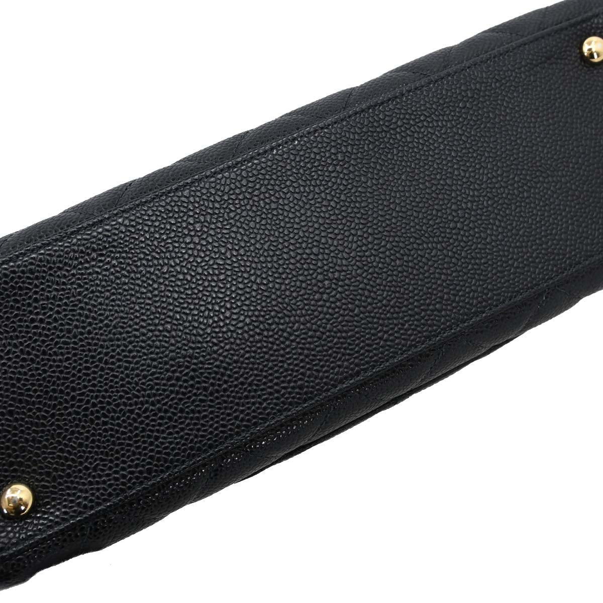 Chanel 2002-2003 Black Caviar Skin Bowling Bag 27
