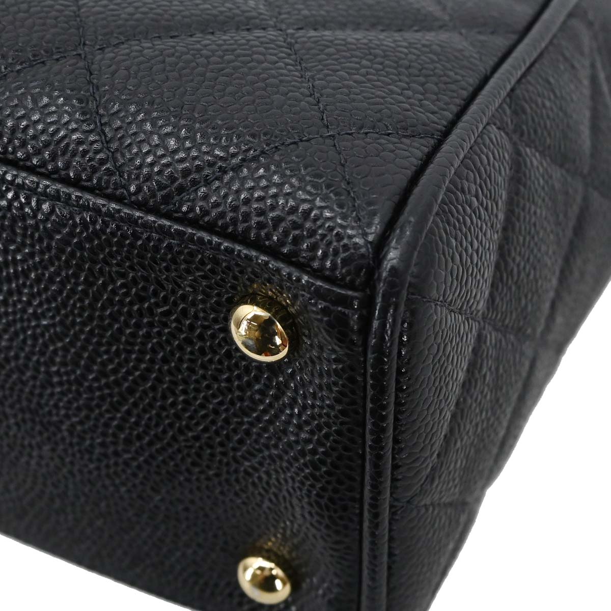 Chanel 2002-2003 Black Caviar Skin Bowling Bag 27