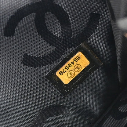 Chanel Black Caviar Skin Zip-around Long Wallet