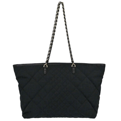 Fendi Black Jacquard Nylon Zucca Tote Handbag