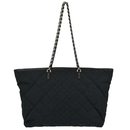 Fendi Black Jacquard Nylon Zucca Tote Handbag