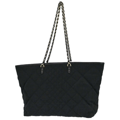 Fendi Black Jacquard Nylon Zucca Tote Handbag