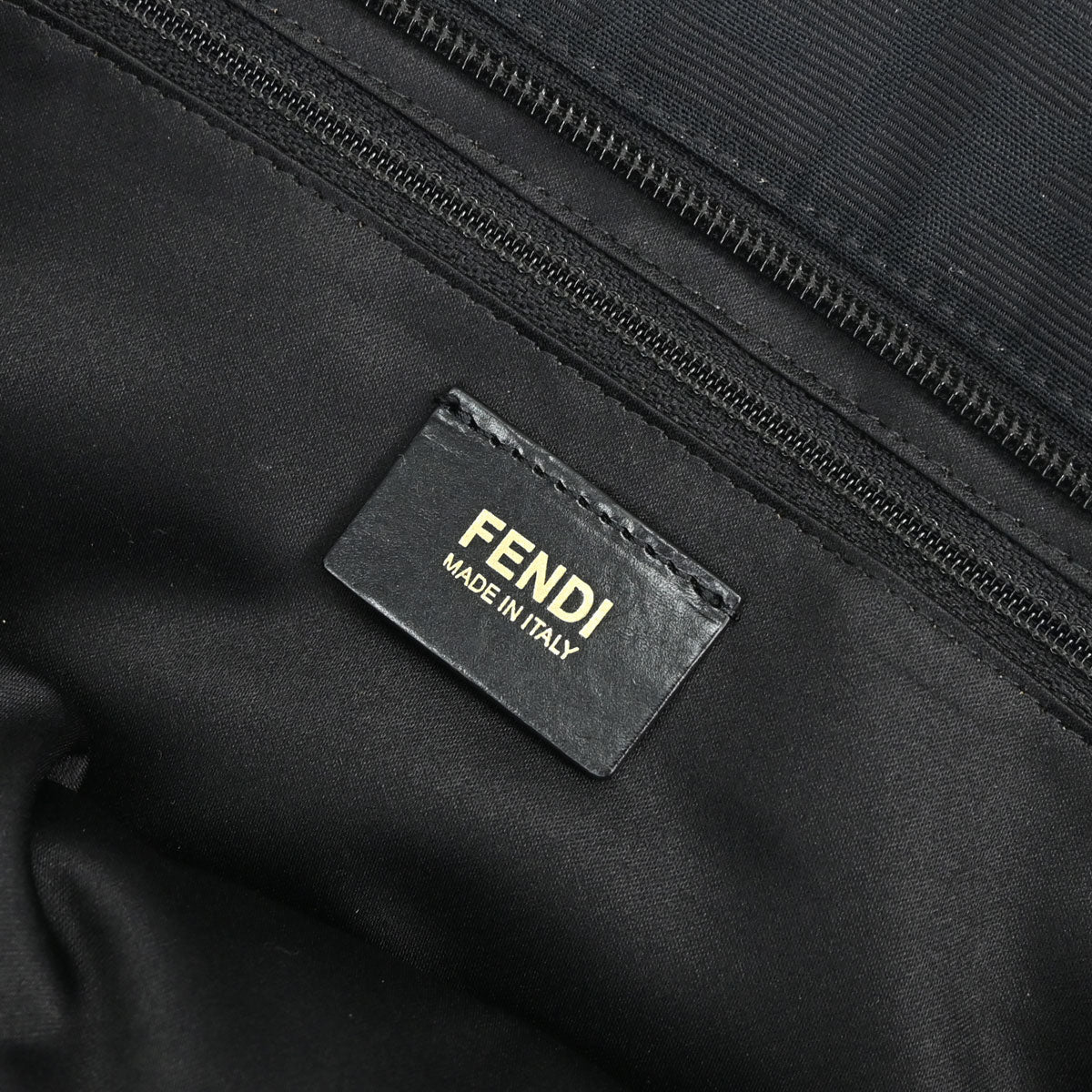 Fendi Black Jacquard Nylon Zucca Tote Handbag