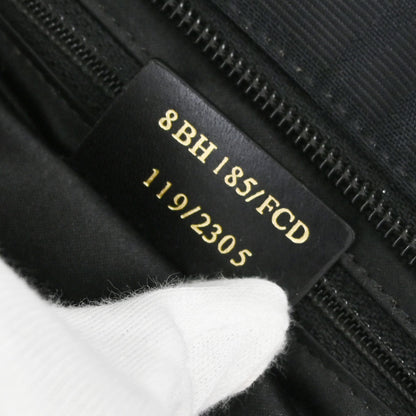 Fendi Black Jacquard Nylon Zucca Tote Handbag