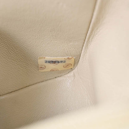Chanel Ivory Caviar Skin Small Diana Shoulder Bag