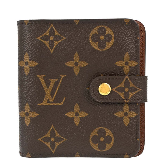 Louis Vuitton Monogram Compact Zip Wallet M61667