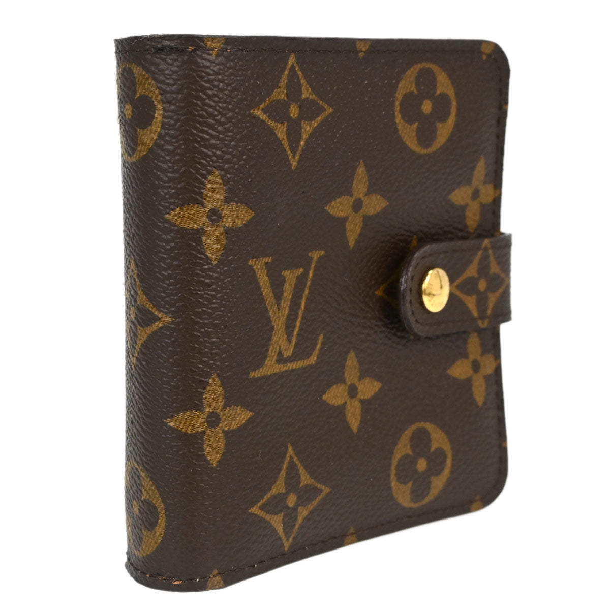 Louis Vuitton Monogram Compact Zip Wallet M61667