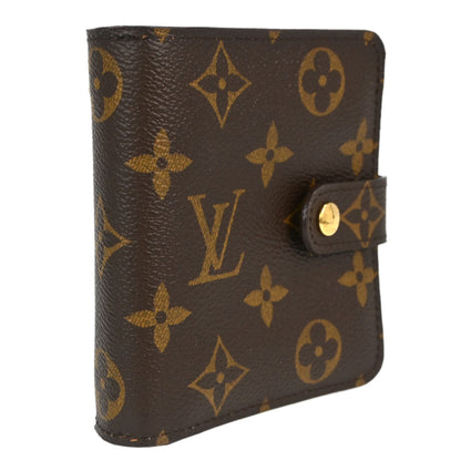 Louis Vuitton Monogram Compact Zip Wallet M61667
