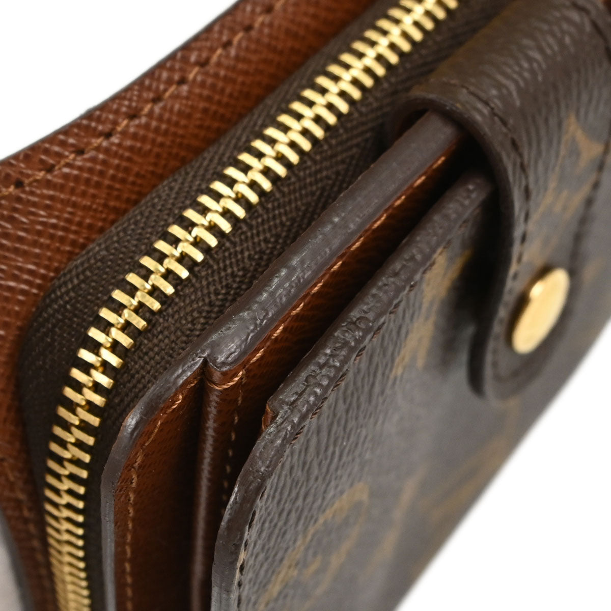 Louis Vuitton Monogram Compact Zip Wallet M61667