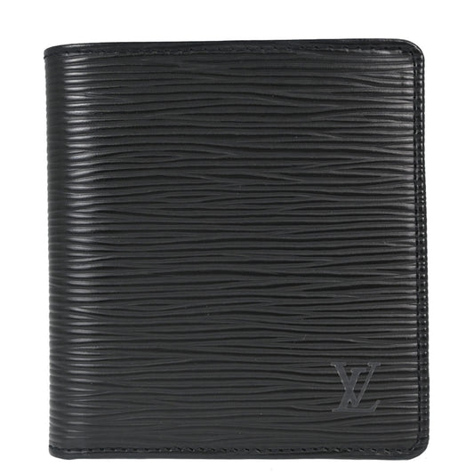 Louis Vuitton Black Porte Billets 6 Cartes Credit Wallet M63312