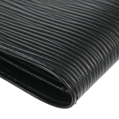 Louis Vuitton Black Porte Billets 6 Cartes Credit Wallet M63312
