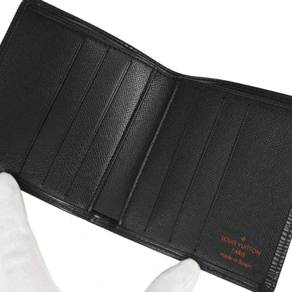 Louis Vuitton Black Porte Billets 6 Cartes Credit Wallet M63312