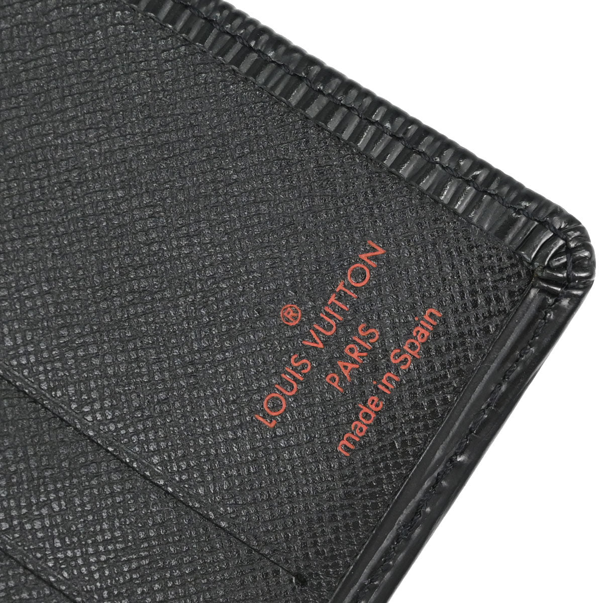 Louis Vuitton Black Porte Billets 6 Cartes Credit Wallet M63312