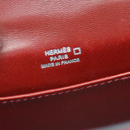 Hermes * Sienne Alligator Kelly Pochette Handbag