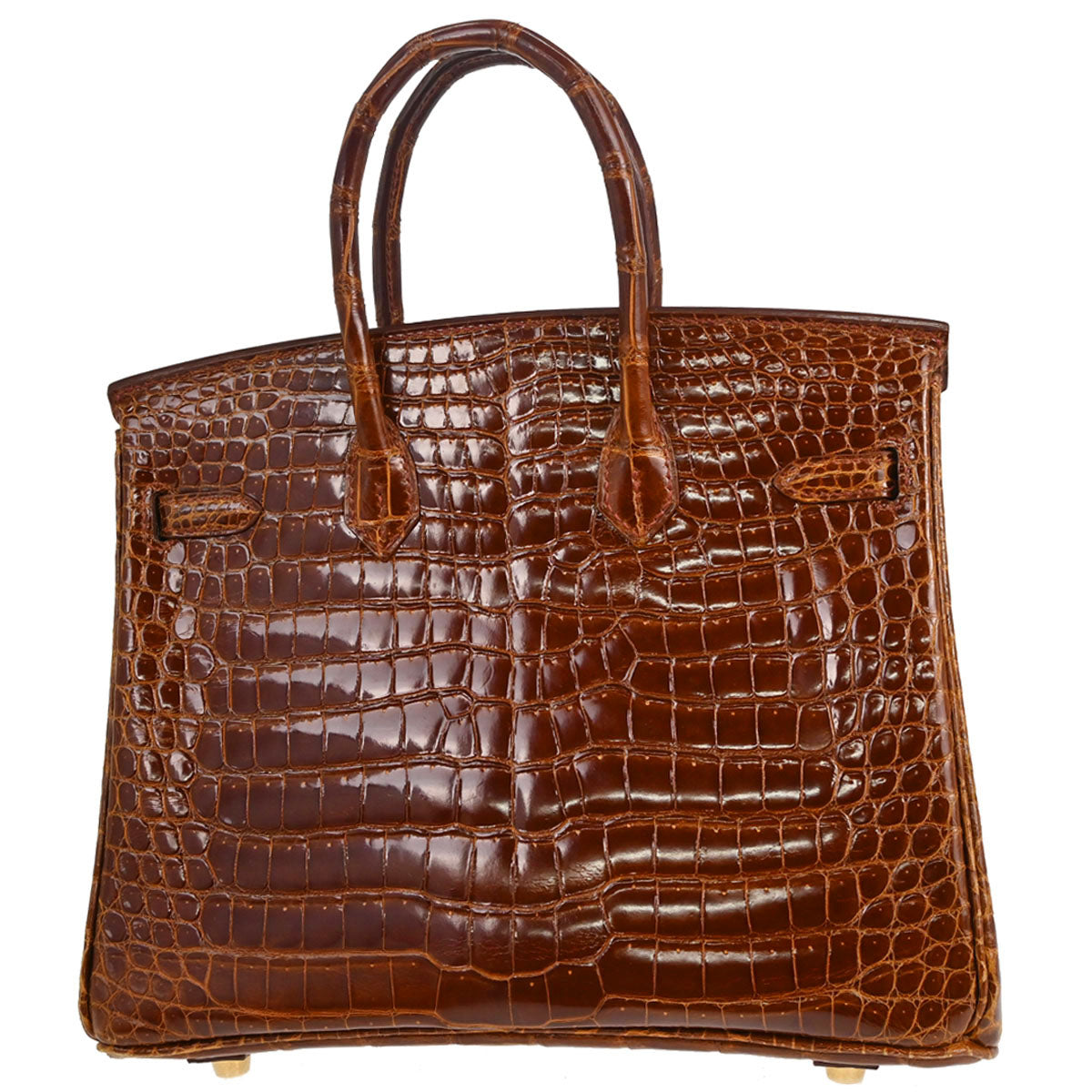 Hermes * Miel Porosus Birkin 25 Handbag