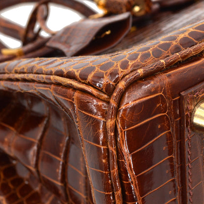 Hermes * Miel Porosus Birkin 25 Handbag
