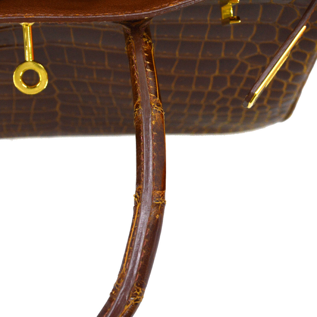 Hermes * Miel Porosus Birkin 25 Handbag