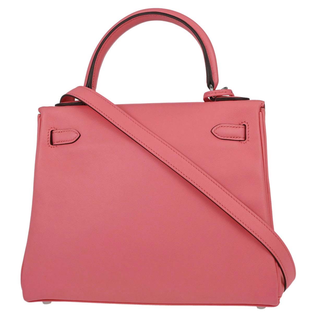 Hermes Rose D’ete Swift Kelly 25 Retourne 2way Shoulder Handbag