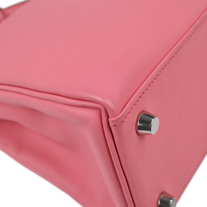 Hermes Rose D’ete Swift Kelly 25 Retourne 2way Shoulder Handbag