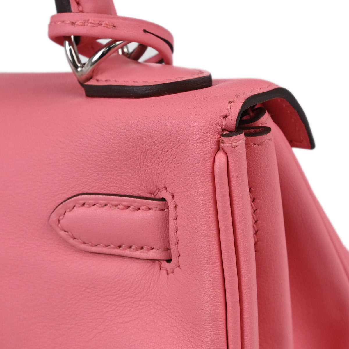Hermes Rose D’ete Swift Kelly 25 Retourne 2way Shoulder Handbag