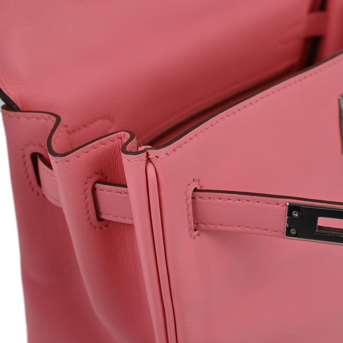 Hermes Rose D’ete Swift Kelly 25 Retourne 2way Shoulder Handbag