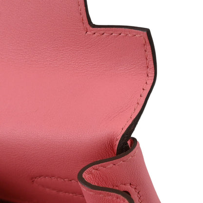 Hermes Rose D’ete Swift Kelly 25 Retourne 2way Shoulder Handbag