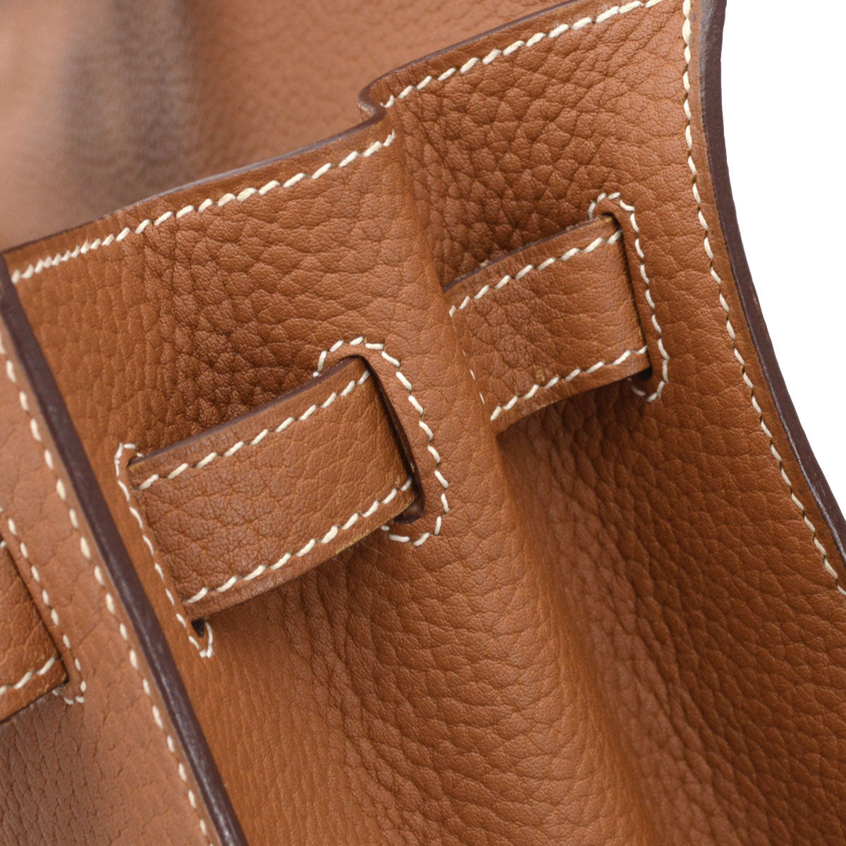 Hermes Gold Fjord Kelly 35 Sellier 2way Shoulder Handbag