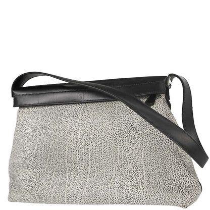 Hermes Black White Dalmatian Box Calf Yeoh Bag Handbag