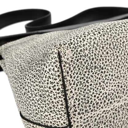Hermes Black White Dalmatian Box Calf Yeoh Bag Handbag