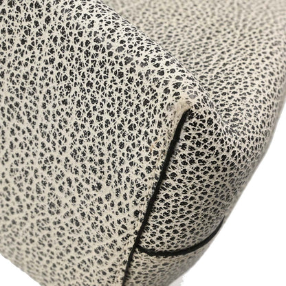 Hermes Black White Dalmatian Box Calf Yeoh Bag Handbag