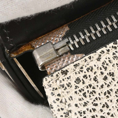 Hermes Black White Dalmatian Box Calf Yeoh Bag Handbag