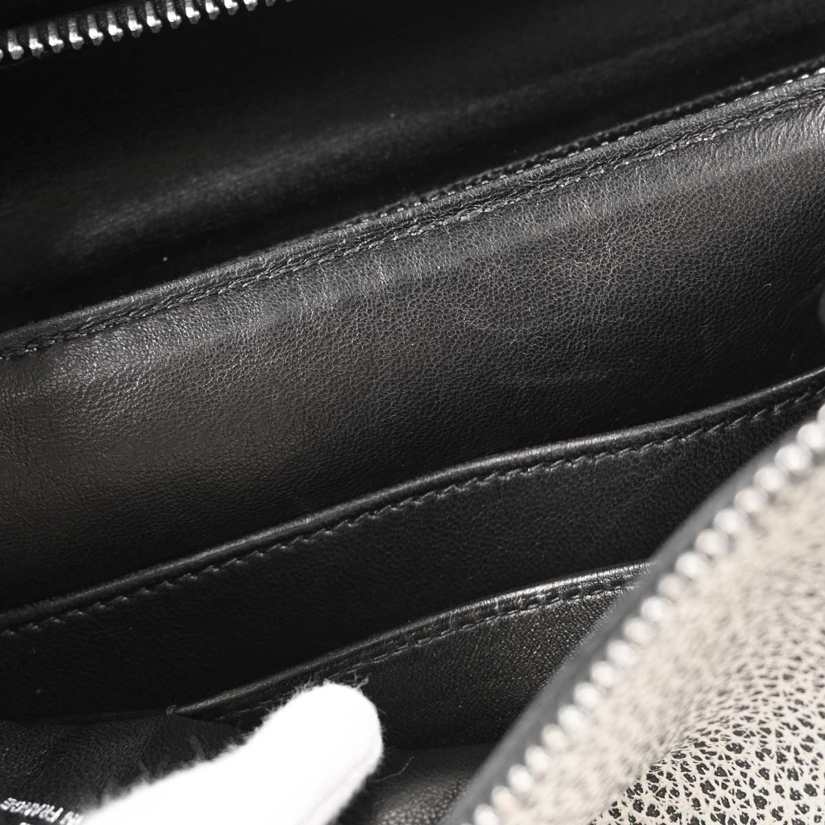 Hermes Black White Dalmatian Box Calf Yeoh Bag Handbag