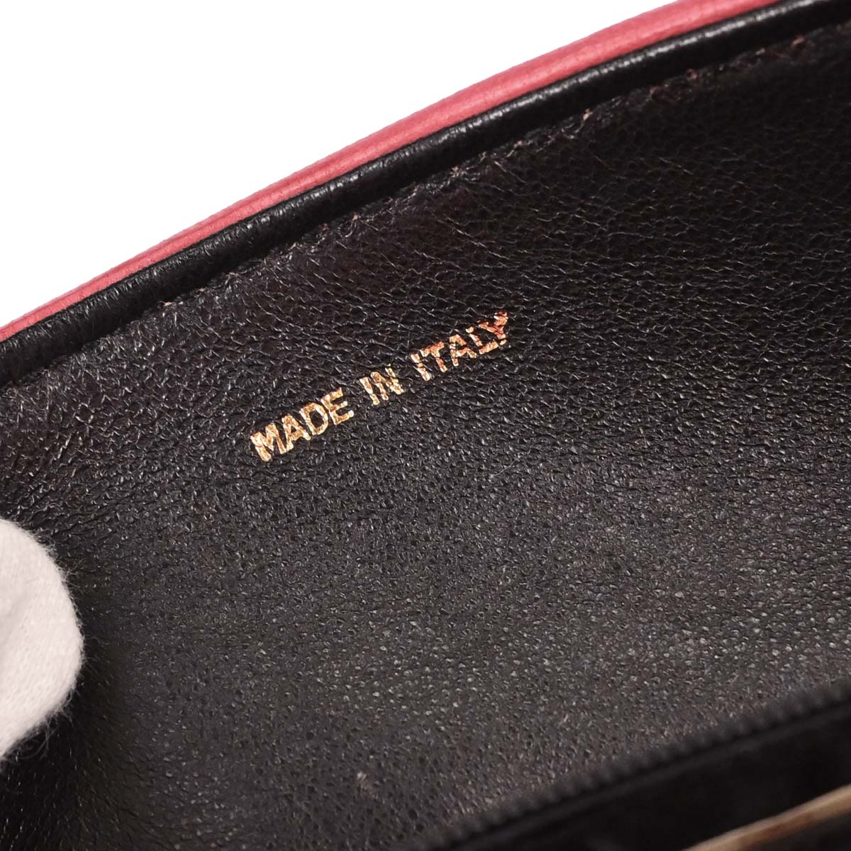 Chanel 1989-1991 Pink Lambskin Clover Logo Shoulder Bag