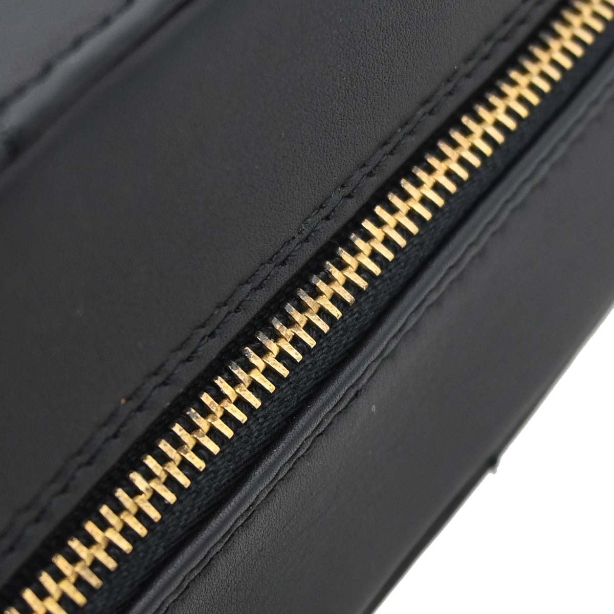 Chanel 2002-2003 Black Calfskin Choco Bar Chain Handbag