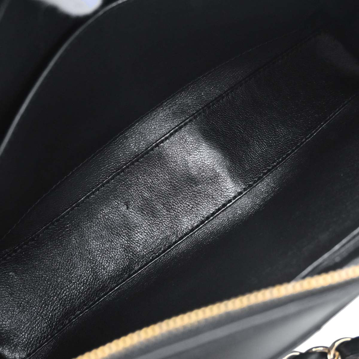 Chanel 2002-2003 Black Calfskin Choco Bar Chain Handbag