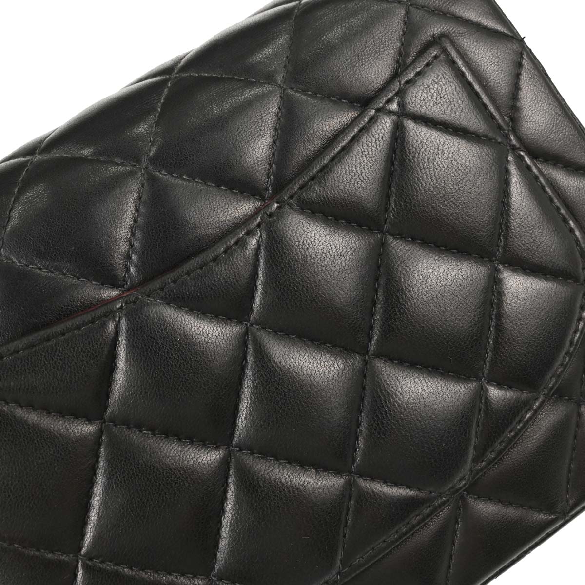 Chanel 2003-2004 Black Lambskin Mini Classic Square Flap Shoulder Bag 17