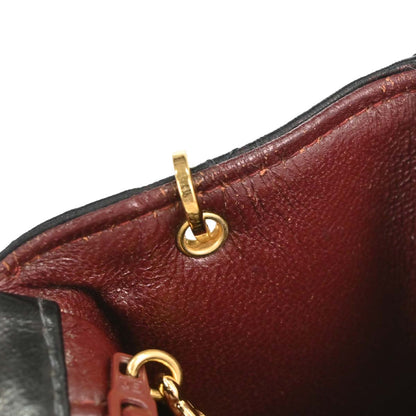Chanel 2003-2004 Black Lambskin Mini Classic Square Flap Shoulder Bag 17