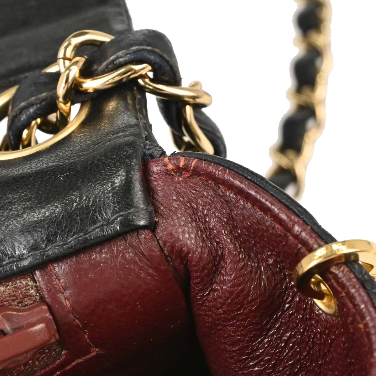 Chanel 2003-2004 Black Lambskin Mini Classic Square Flap Shoulder Bag 17