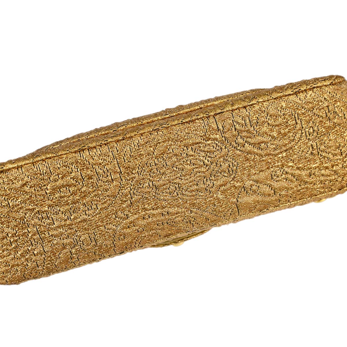 Chanel Gold Byzantine Brocade Small Classic Double Flap Bag