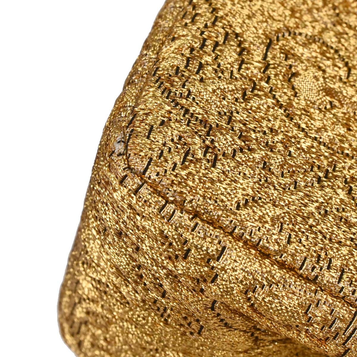 Chanel Gold Byzantine Brocade Small Classic Double Flap Bag