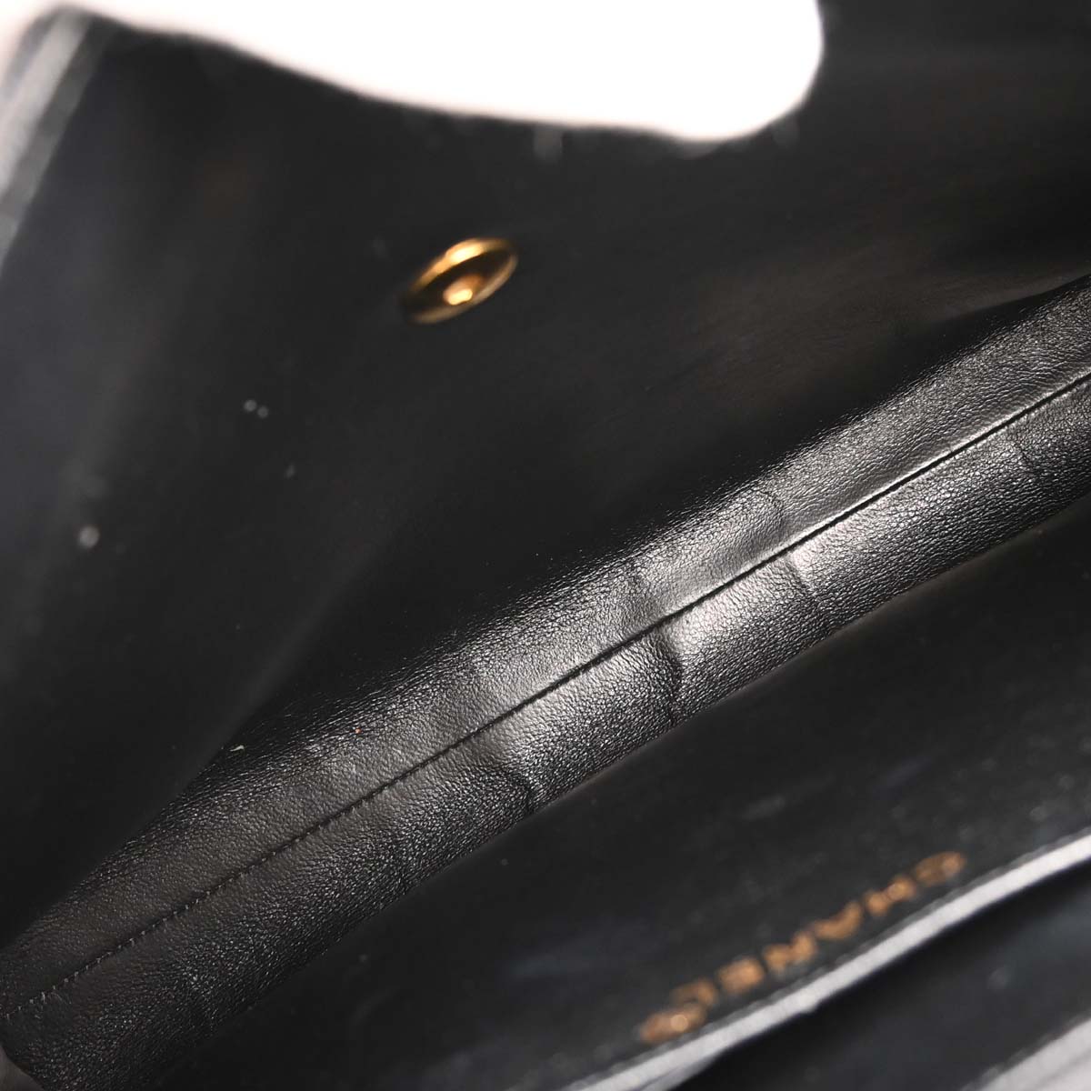 Chanel 1996-1997 Black Caviar Skin Briefcase Business Handbag