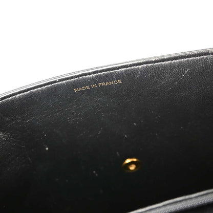 Chanel 1996-1997 Black Caviar Skin Briefcase Business Handbag