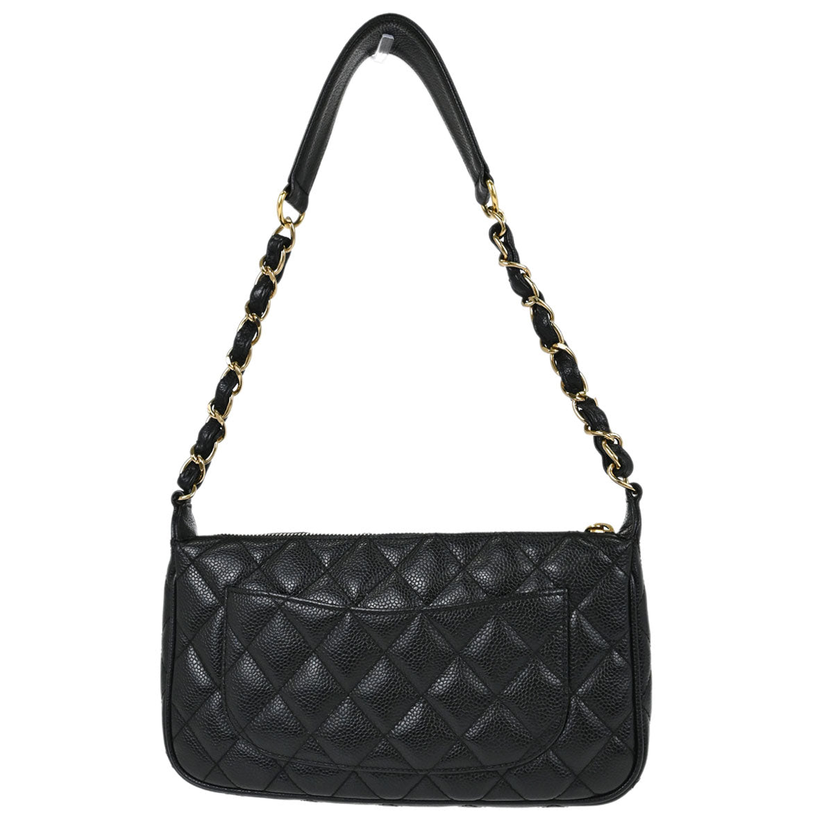 Chanel Black Caviar Skin Handbag