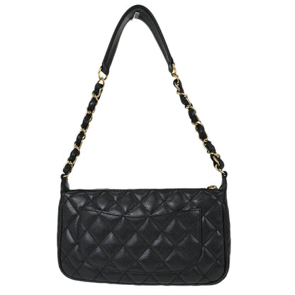 Chanel Black Caviar Skin Handbag