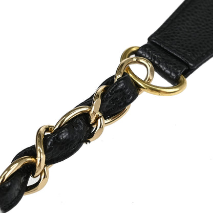 Chanel Black Caviar Skin Handbag