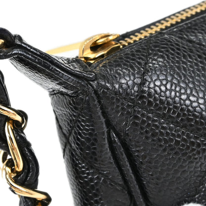 Chanel Black Caviar Skin Handbag