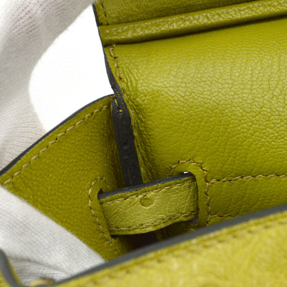 Hermes * Anis Green Ostrich Birkin 25 Handbag