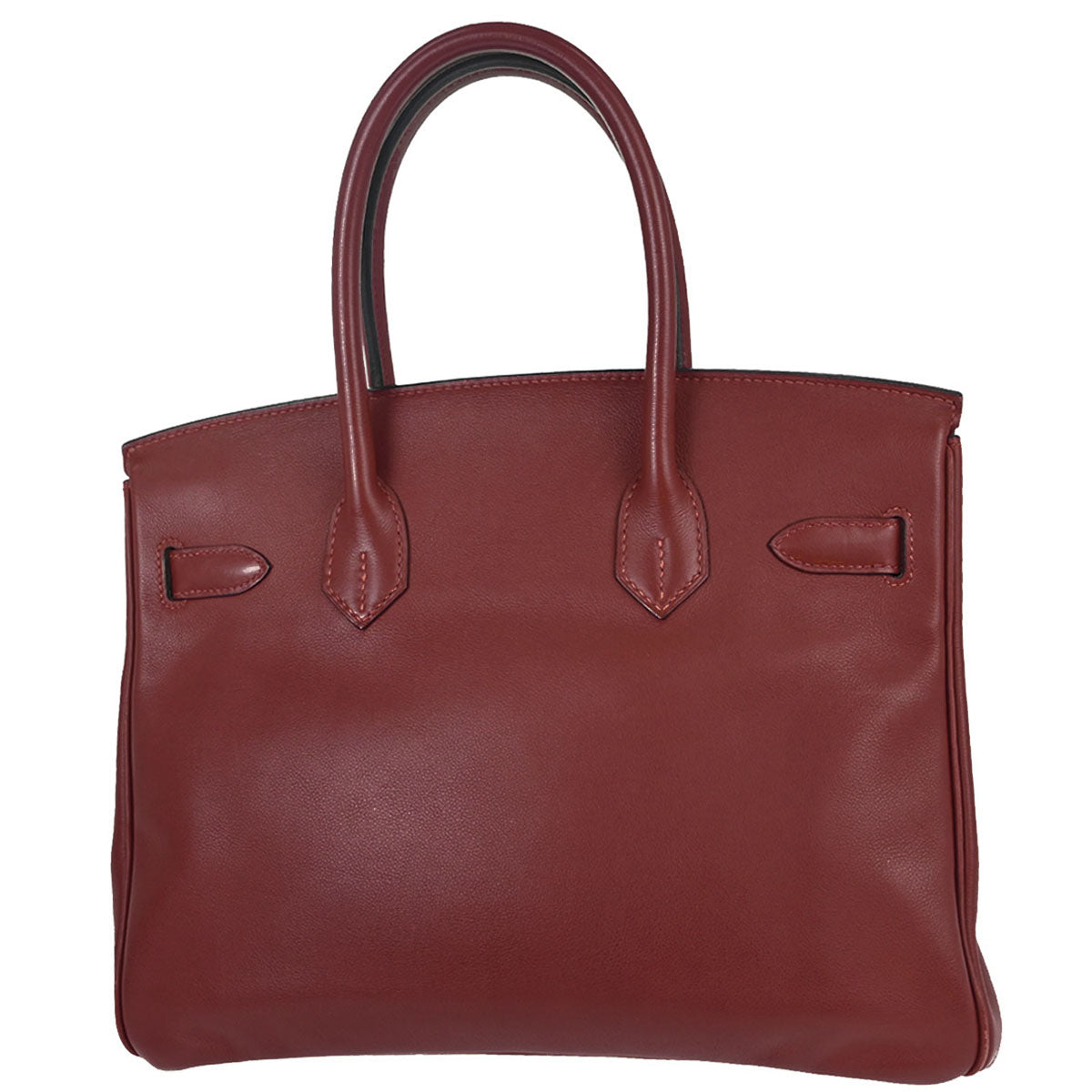 Hermes Rouge H Swift Birkin 30 Handbag