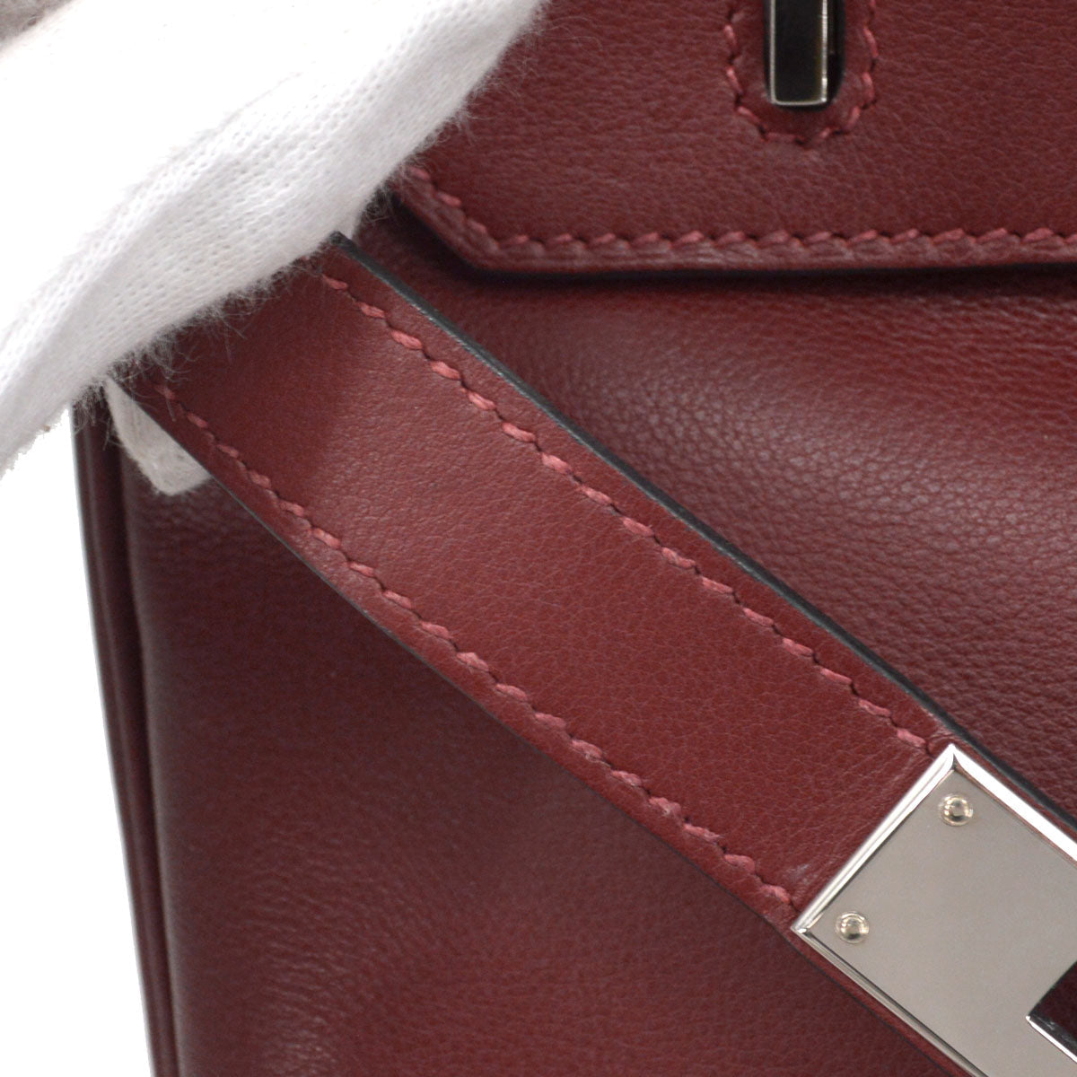 Hermes Rouge H Swift Birkin 30 Handbag
